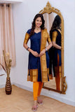 Kanchi Chanderi Kurti with Dupatta