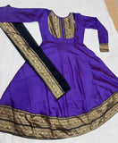 Beautiful Gown with Jacquard Silk Border Dupatta
